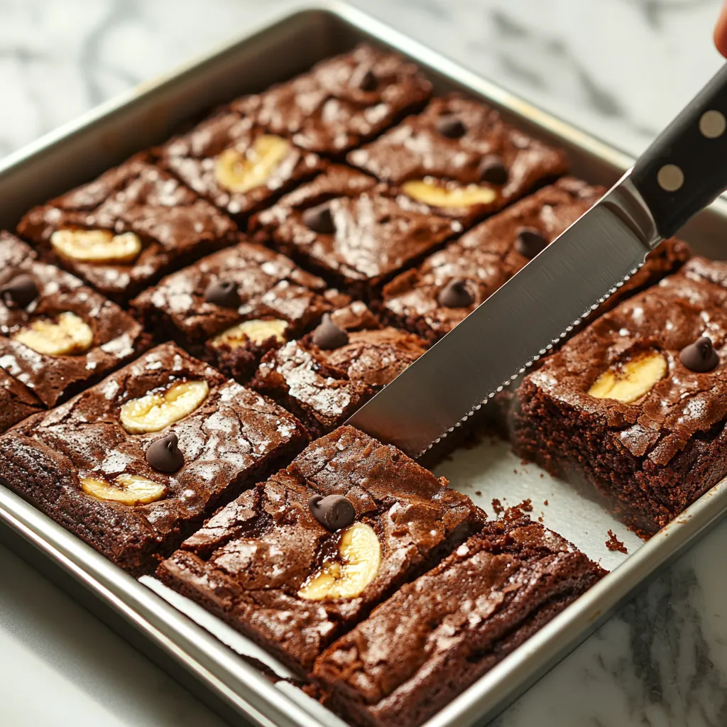 banana brownies